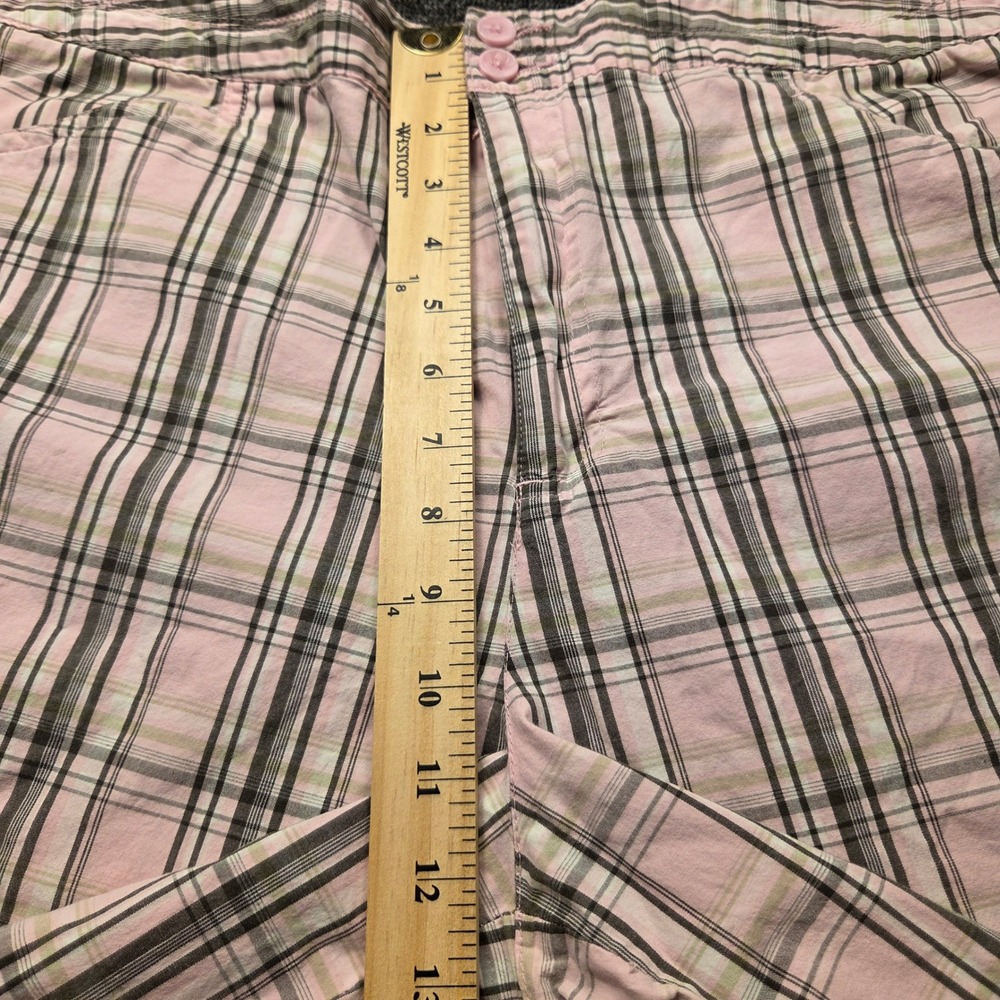 White Stag Shorts Women‎ 16 Pink Plaid Stretch Cotton Casual Preppy Summer - Picture 4 of 8